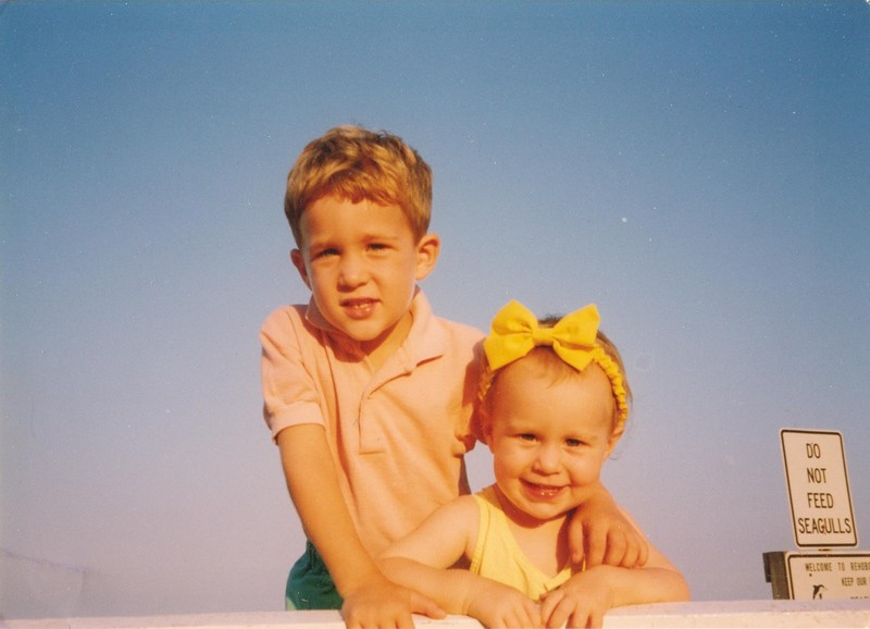 Evan and baby Rose in Rehoboth BY STEVE SEYFRIED